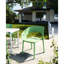 De 4 chaises en polypropylène brume simple pour les espaces de salle à manger, matériau, zéro entretien, siège de terrasse confortable, séances de détente, usure, nettoyage facile, conception ergonomique-681133121