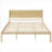 Light Natural King Solid Pine Platform Bed, Wood Frame with Headboard, Wood Slat Support, No Box Spring Required