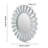 Freelon 23.6" Sunburst Decorative Round Wall Mirror-1857752827