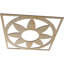 Médaillon 26 po x 26 po x 9 po x P 3/8 po Blume-63412059-63412084