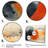 Black And Orange Solar Eclipse - Abstract Wall Art Print-1207164467-1207164468