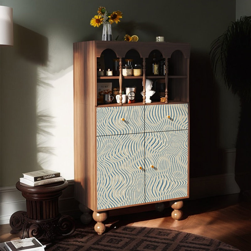 Simple creative multi-functional accent cabinet