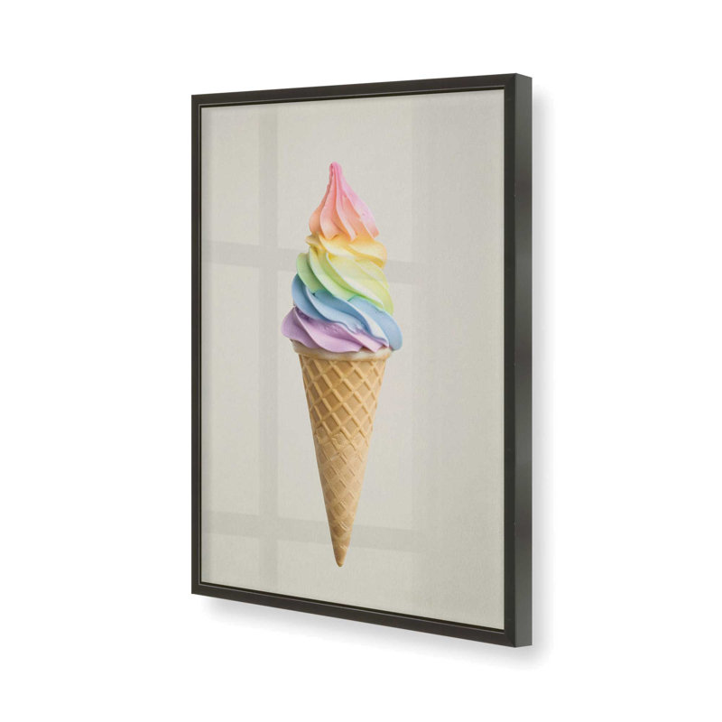 Taste of Rainbow, Cadre photo simple noir satiné, H 11 po x l 9 po