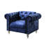 Chaise en velours Anina (chaise incluse seulement)
