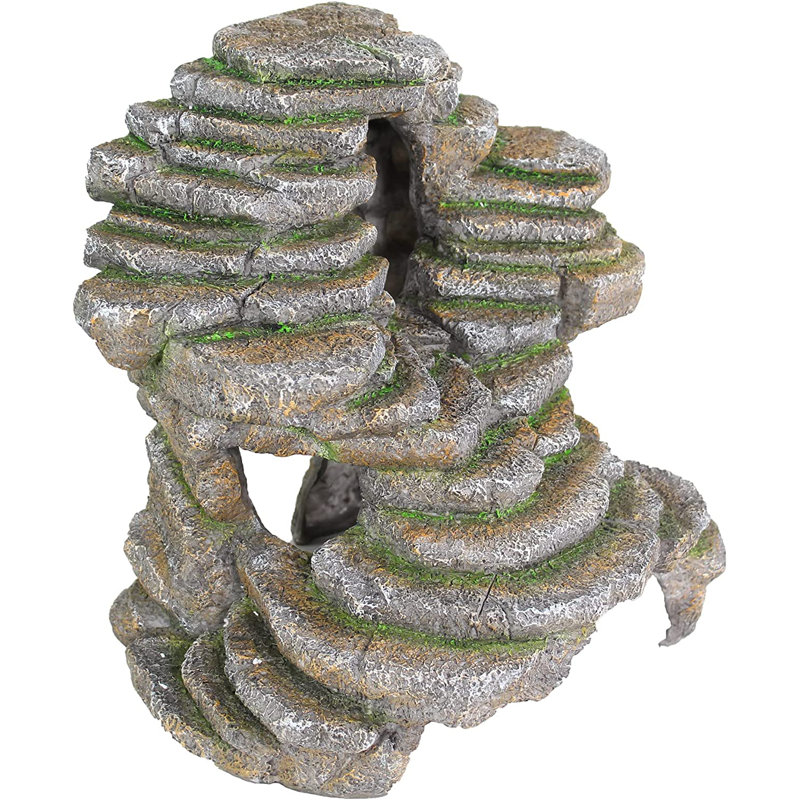Très grand Reptology Shale Scape Step Ledge & Cave Hideout