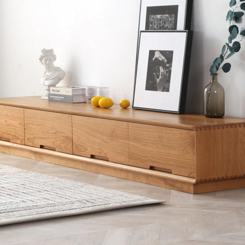 Simple living room storage TV cabinet, 94.49"