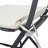 Patio Bistro Balcony Chair Table 3 Pieces , Metal Frame With Rust Resistance, Fashionable And , Foldable For Easy Storage, Comfortable Cushions, Simple Maintenance - Rust- Durability,-1761635538