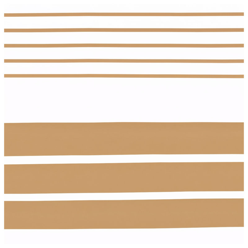 Couvertures à rayures blanches et beiges, 50in W x 60in H