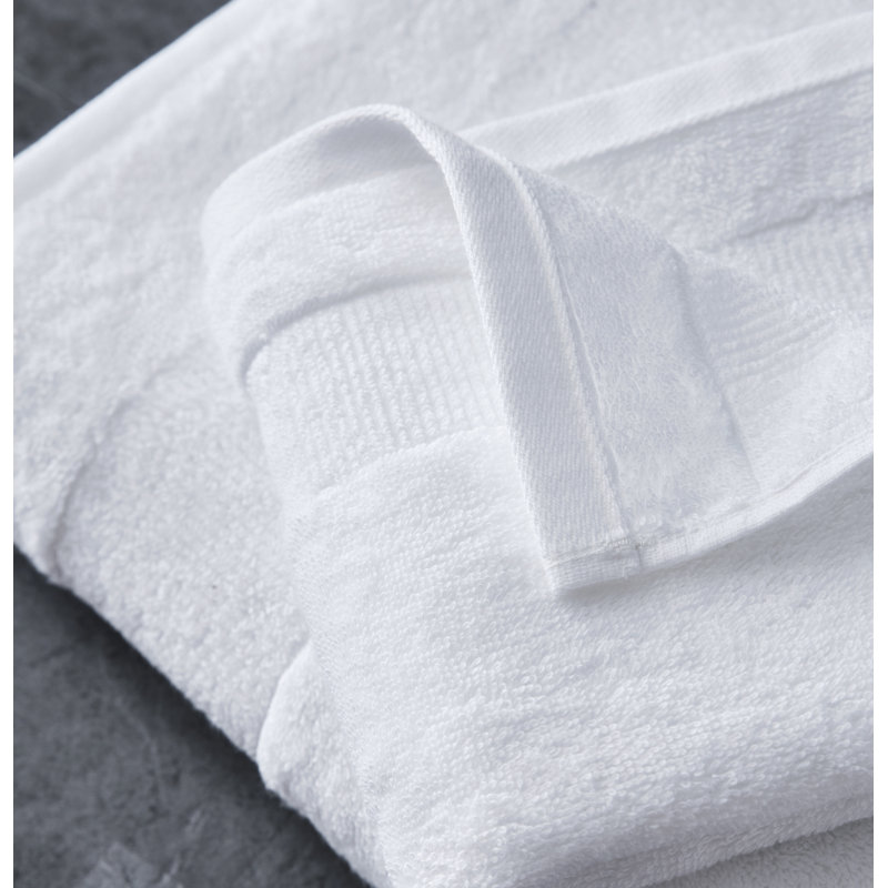 Island Retreat 6 Piece 100% Cotton Towel Set, White