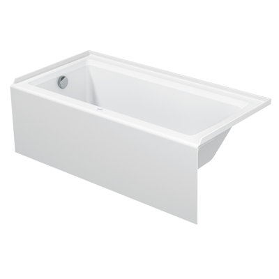 Duravit Architec 60" x 30" Alcove Soaking Acrylic Bathtub