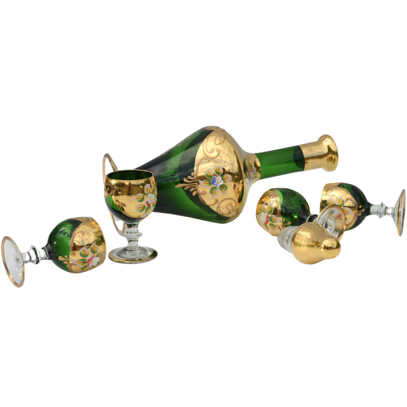 5 - Piece Glass Beverage Server Set