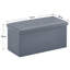 Massas 76cm Wide Faux Leather Tufted Rectangle Solid Colour Ottoman with Storage-621787153