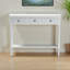 Console à 3 tiroirs Dune French Farmhouse, H 31,72 po x l 39,28 po x P 9,2 po-1365949069