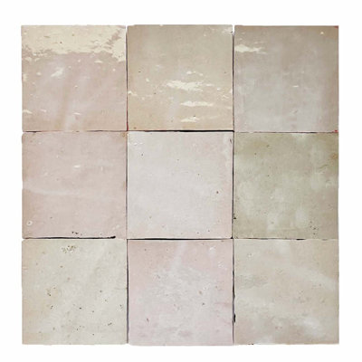 Carreau de céramique 4 po x 4 po Moroccan Zellige