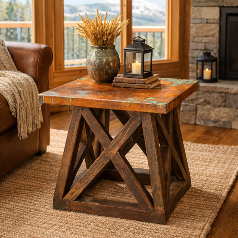 Oil Derrick Side Table
