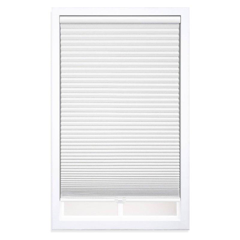 Store alvéolaire occultant sans fil 1,5 po Coursey, L 56 po x L 48 po, Blanc