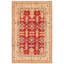 Tapis rouge foncé Maleaha Gazni 6 pi 3 po x 9 pi 9 po