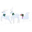 vidaXL LED Reindeers Fabric-552343324