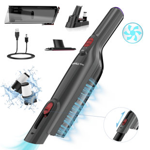 WHALL Handheld Vacuum Cleaner, Lightweight Portable Car Vacuum Cleaner, Cordless Vacuum with Charging Dock, LED Light, Strong Suction for Office Home