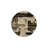 Black Gray Themed Floral Decorative Washable Carpet-951374231