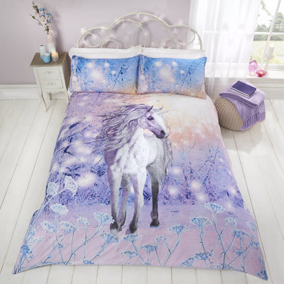Burslem Polyester No Pattern Duvet Cover Set with Pillowcases Included