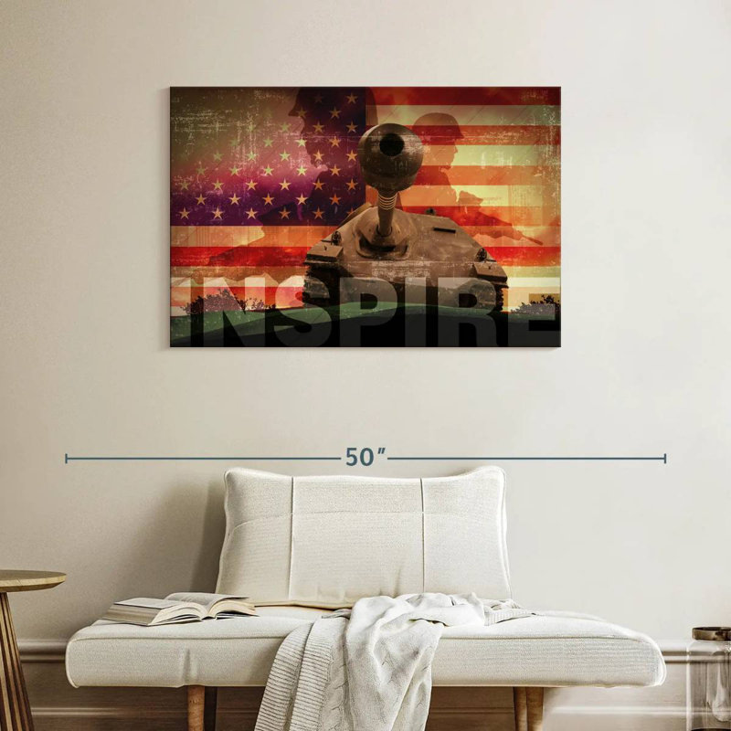 Inspire militaire, H 26 po x l 39 po