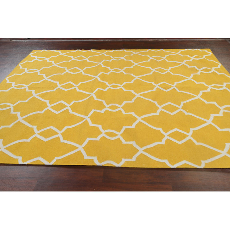 Wool Geometric Indoor Rug