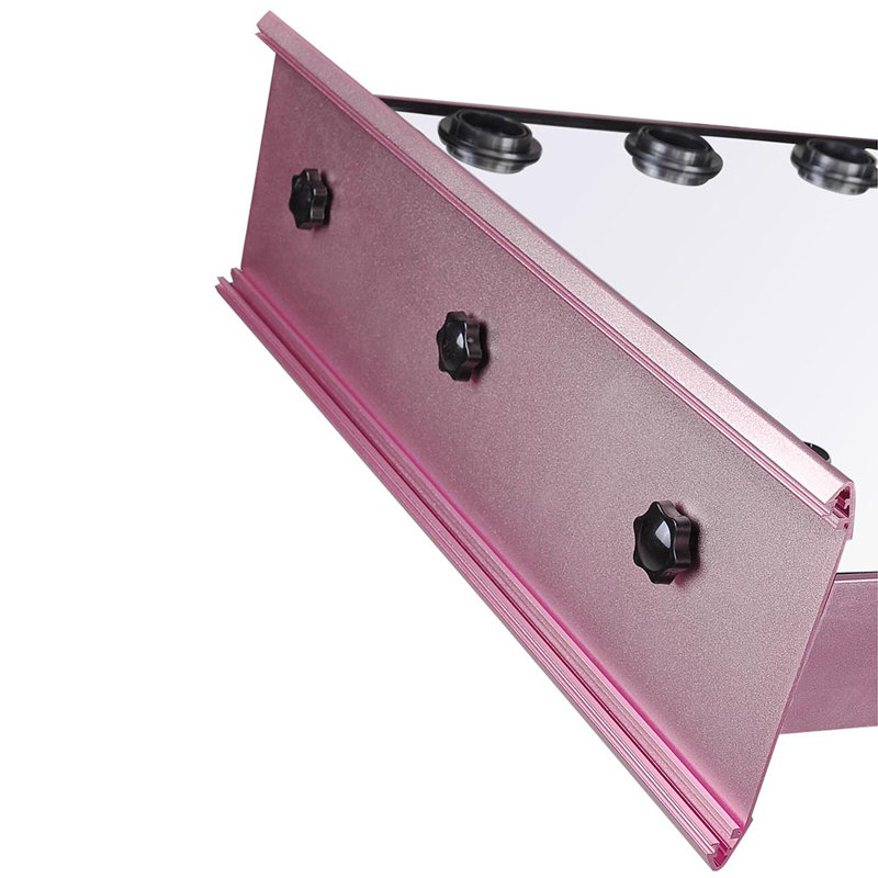 Miroir de salle de bain Hollywood, Rose