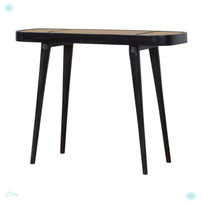 Console noir carbone