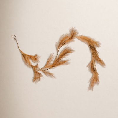 72" Pampas Grass Christmas Garland