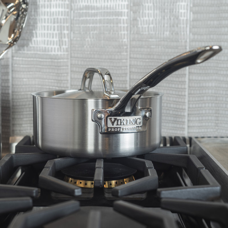 Viking Professional 5-Ply Sauce Pan with Lid, 2 Qt.