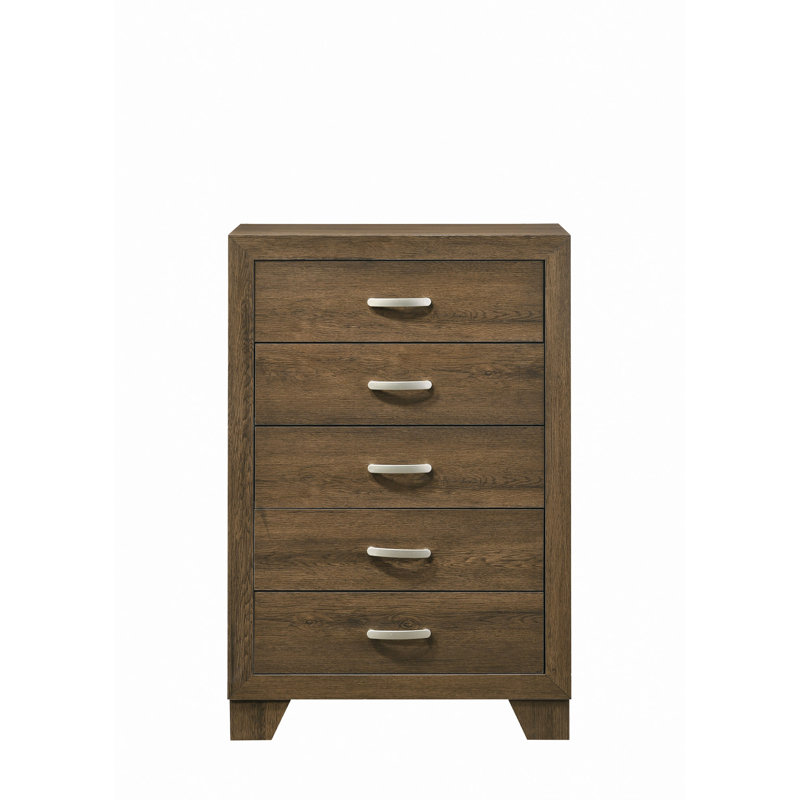 Oak 5-Drawer Chest