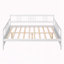 Lit de jour pleine grandeur avec pieds de soutien-1059362891