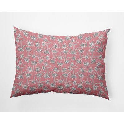 Floral Polyester Throw Pillow