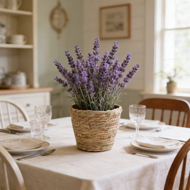 Panier de rangement tissé