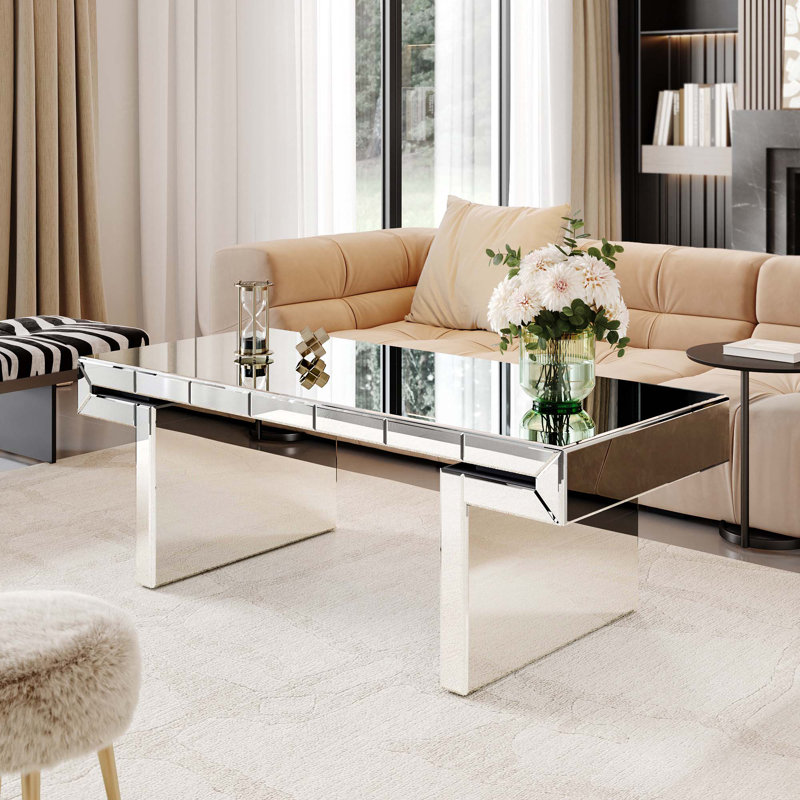 Table basse en verre