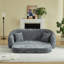 Fauteuil inclinable convertible incurvé de 87 po-42088980