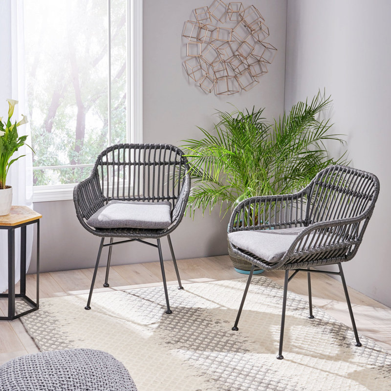 Tabouret d'extérieur 19 po Maaja, Gris