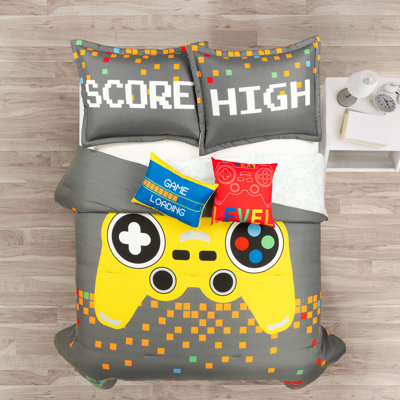 Lush Decor Video Games Reversible Comforter Set