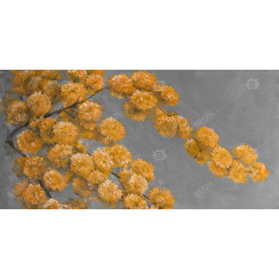 Golden wattle plant - 15.75"x31.50" Desk mat