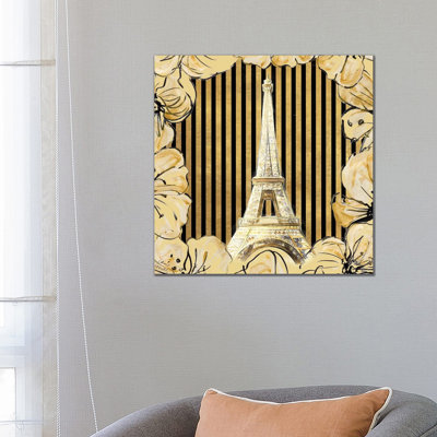 Golden Paris I by Lanie Loreth - Wrapped Canvas Painting