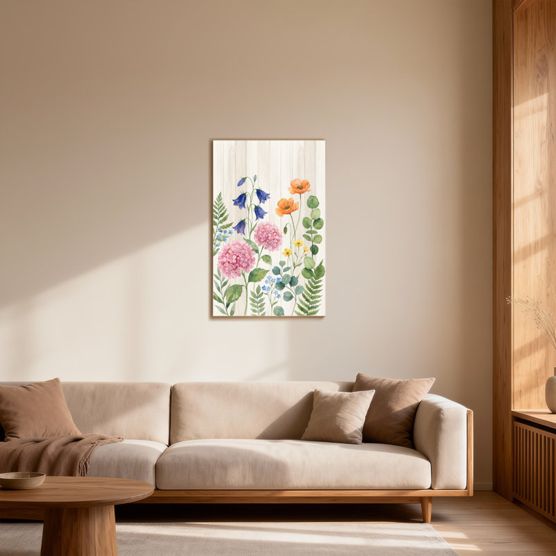 «Plants & Flowers Floral Garden Watercolor Botanical Art Print»