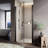 27.5'' - 29'' W x 72'' H Pivot Frameless Shower Door with Clear Tempered Glass