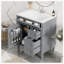 Meuble-lavabo simple avec plateau Diyana 30,00-1365802541