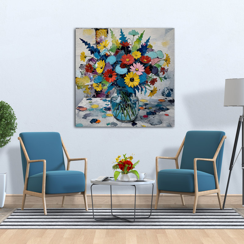 Floral Rhapsody, 36" H x 36" W