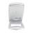 Digital Quartz Movement / Crystal Tabletop Clock with Alarm in Silver