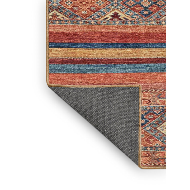 Abstract Indoor Rug, Rectangle 2' x 4'