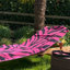 Zebra Print Pink Large Beach Towel