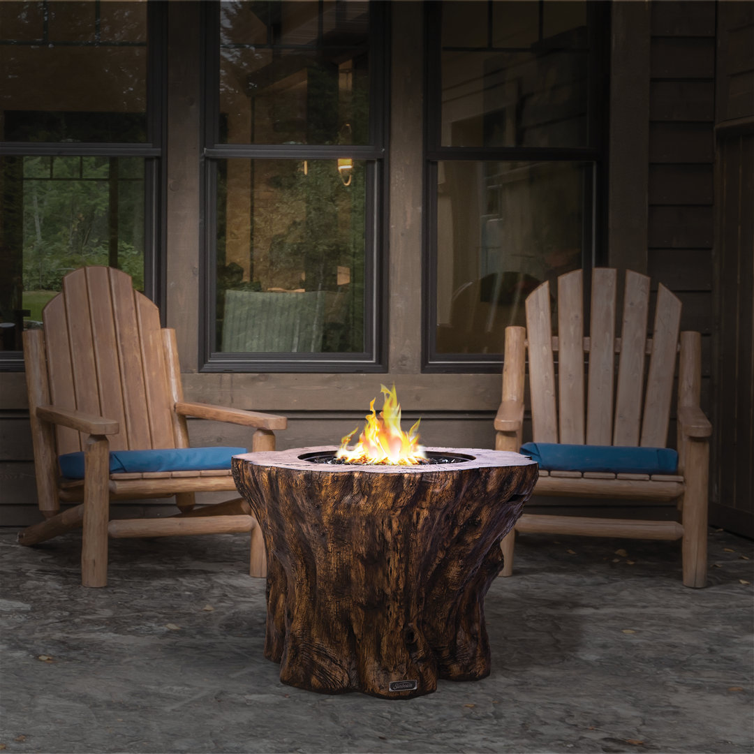 Sunbeam Pioneer Resin Propane Fire Pit Sunbeam