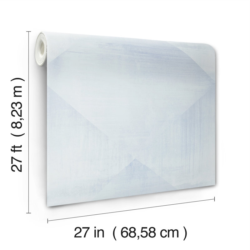 In Clay Geometric Wallpaper Double Roll, Blue